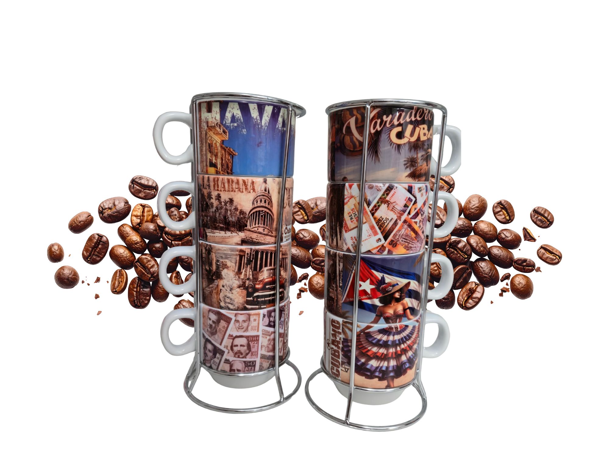 Tacitas de cafe 1  Diseño CUBA