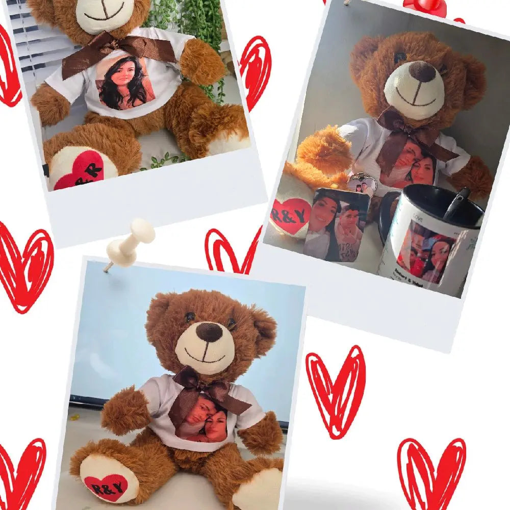 Oso de peluche personalizado: osito suave y tierno para niños y adultos, el regalo perfecto para cumpleaños y ocasiones especiales