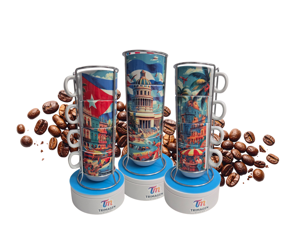 Tacitas de cafe 1  Diseño CUBA